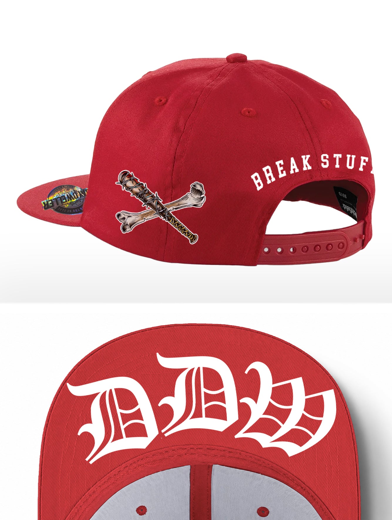'Break Stuff' Red Snapback