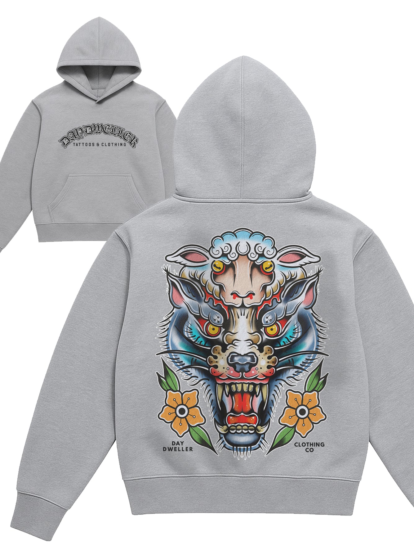 'Beware The Company You Keep' Grey Hoodie