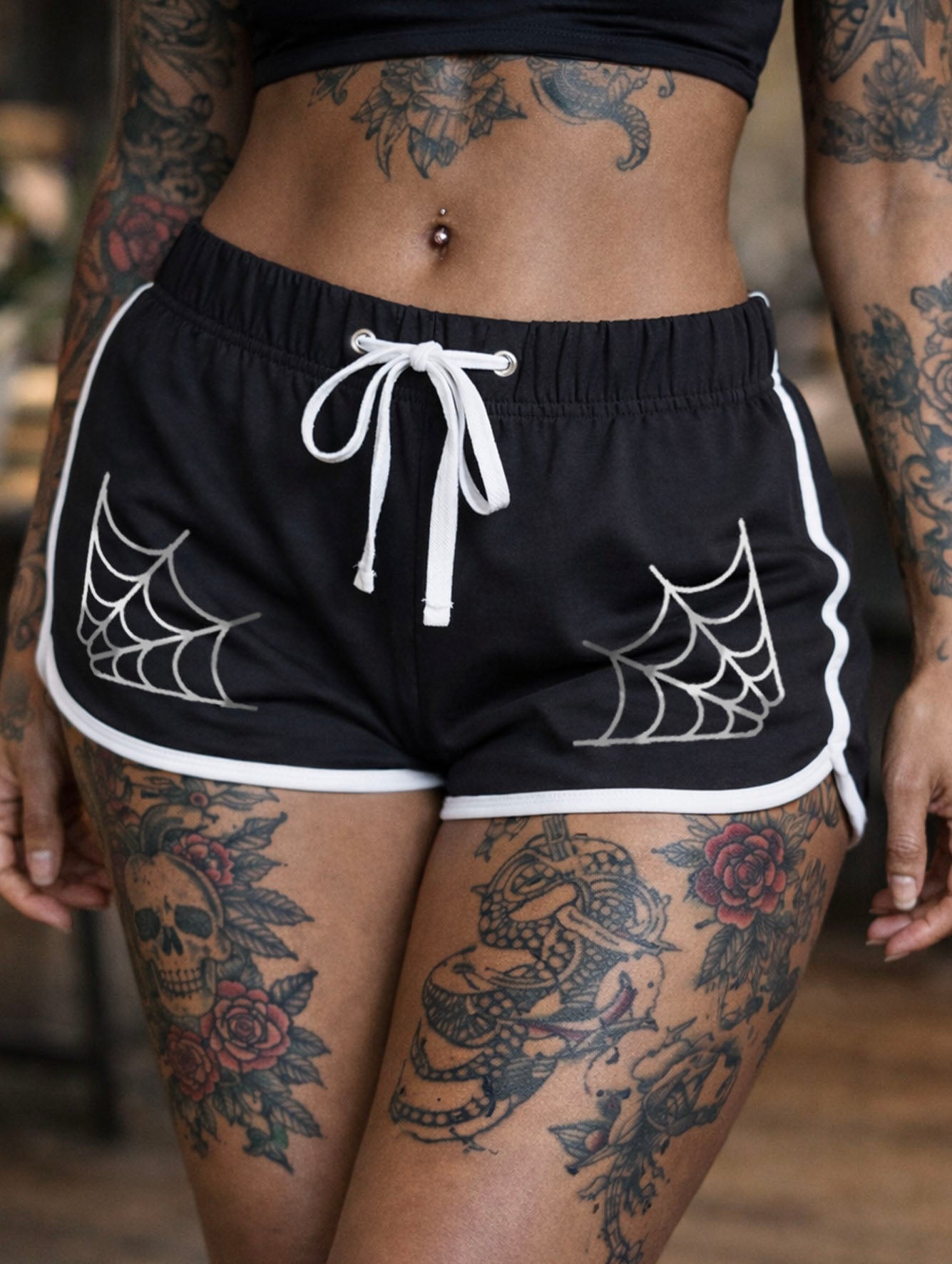 'Spider' Booty Shorts