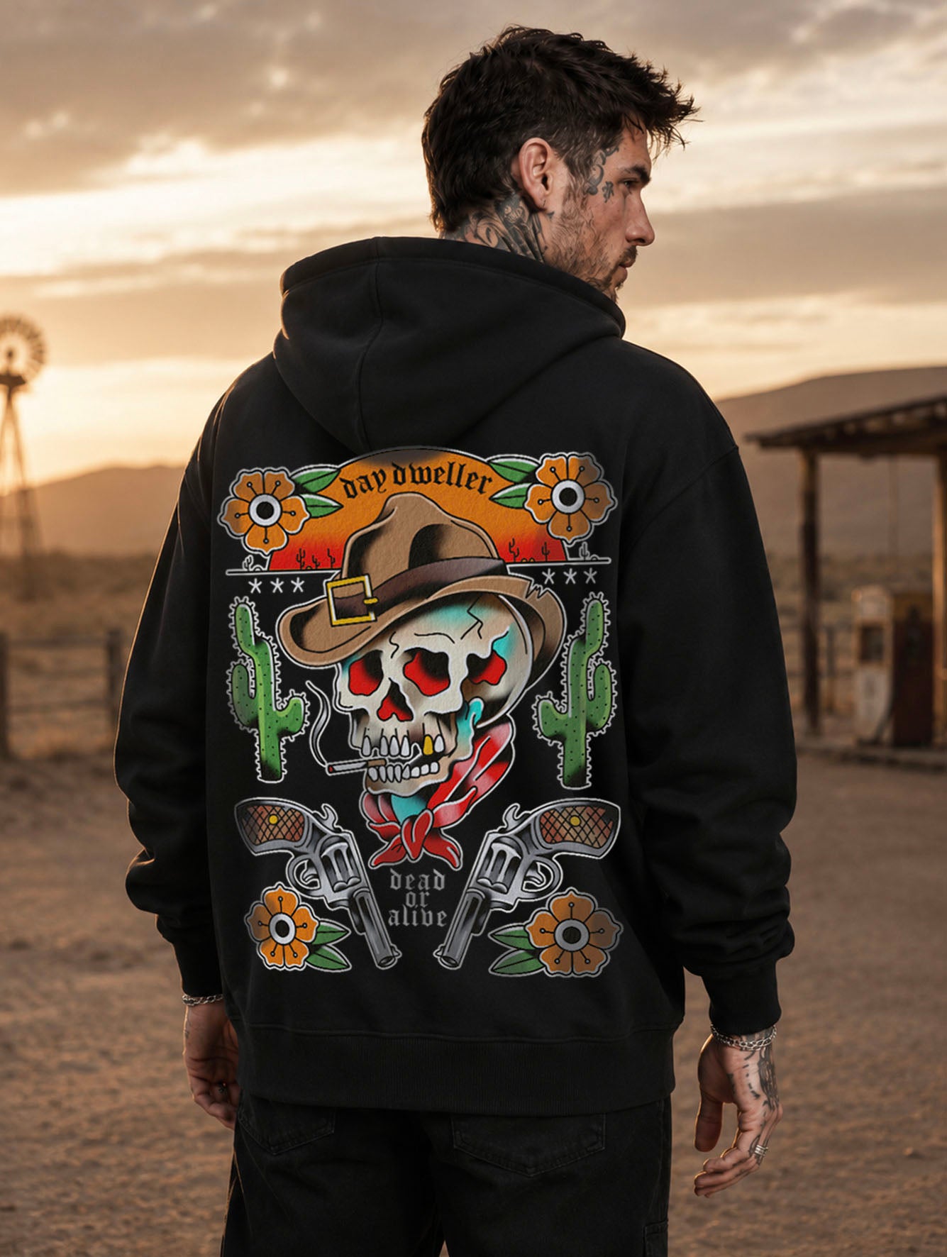 'Dead or Alive' V2 Heavyweight Hoodie