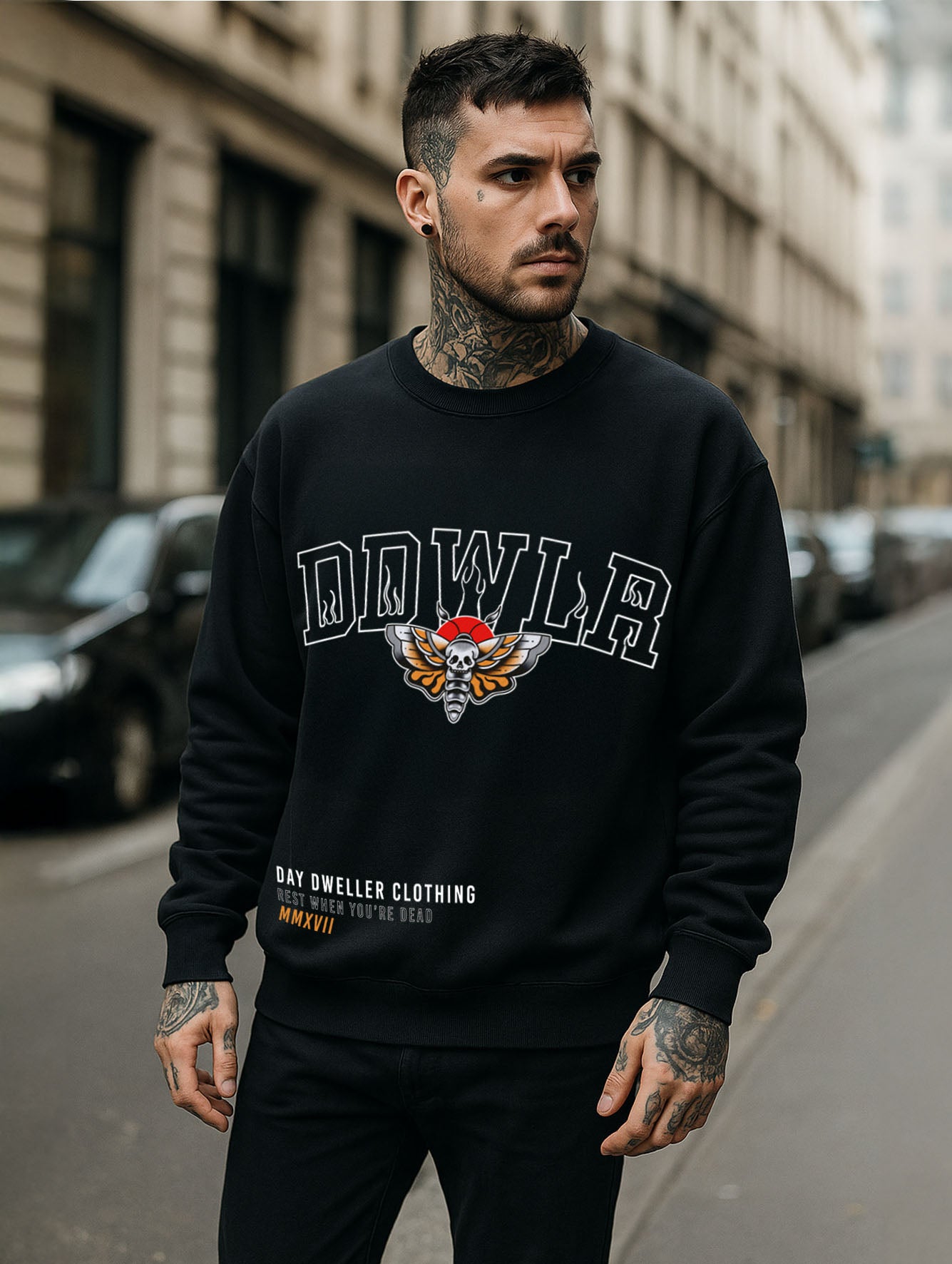 'Death Moth' Crewneck Sweatshirt