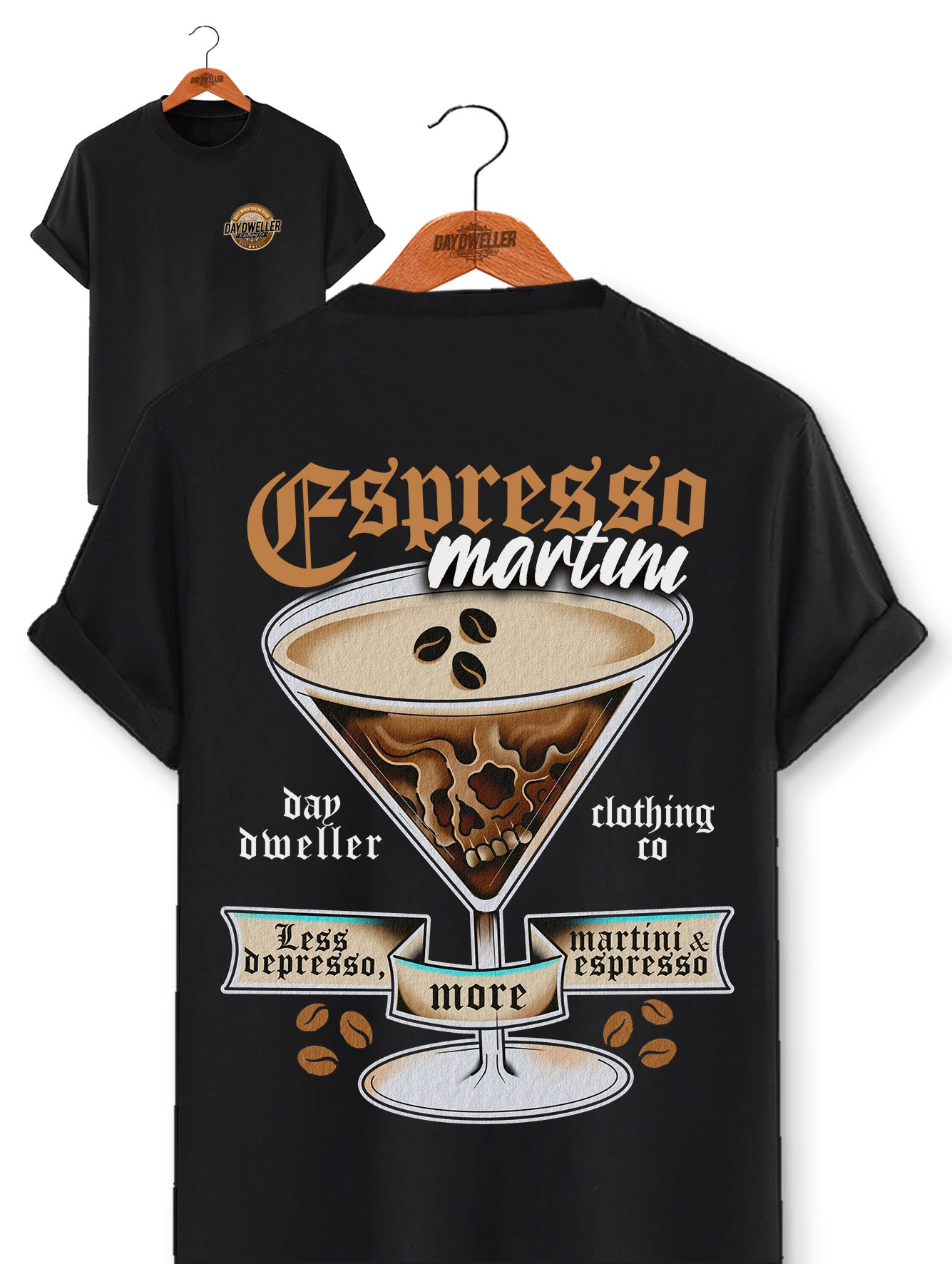 'Espresso Martini' Black Tee