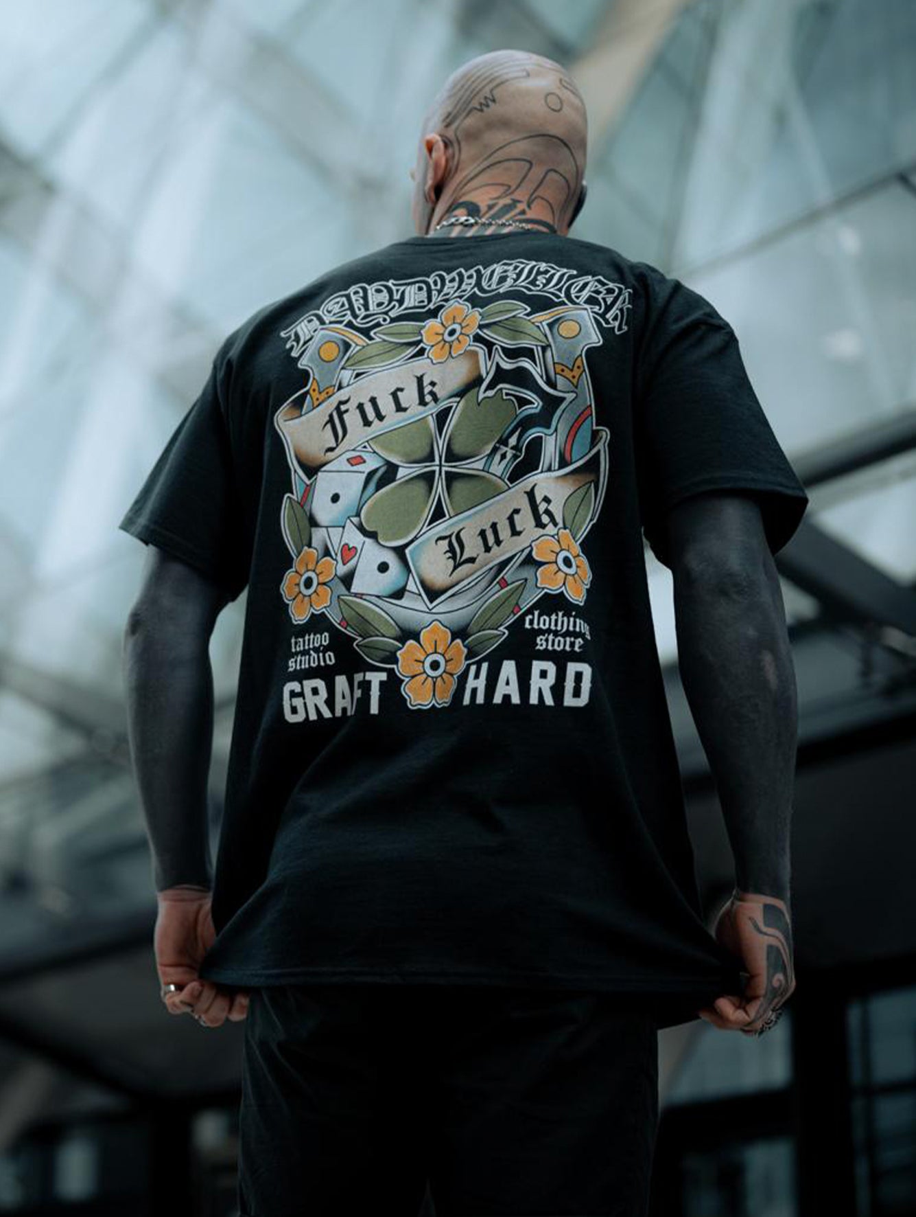'F*ck Luck, Graft Hard' Tee