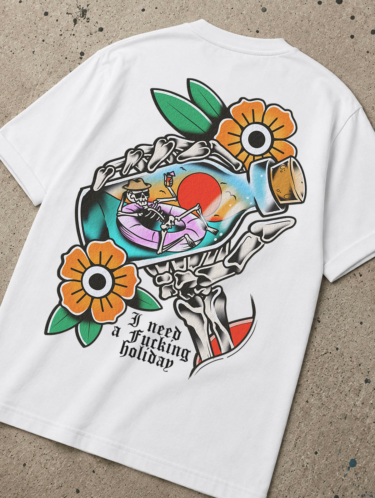 'I Need A F*cking Holiday' Tee