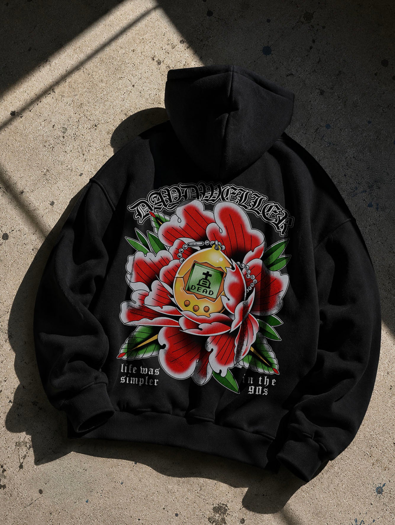 'Life Was Simpler In The 90s' Heavyweight Hoodie