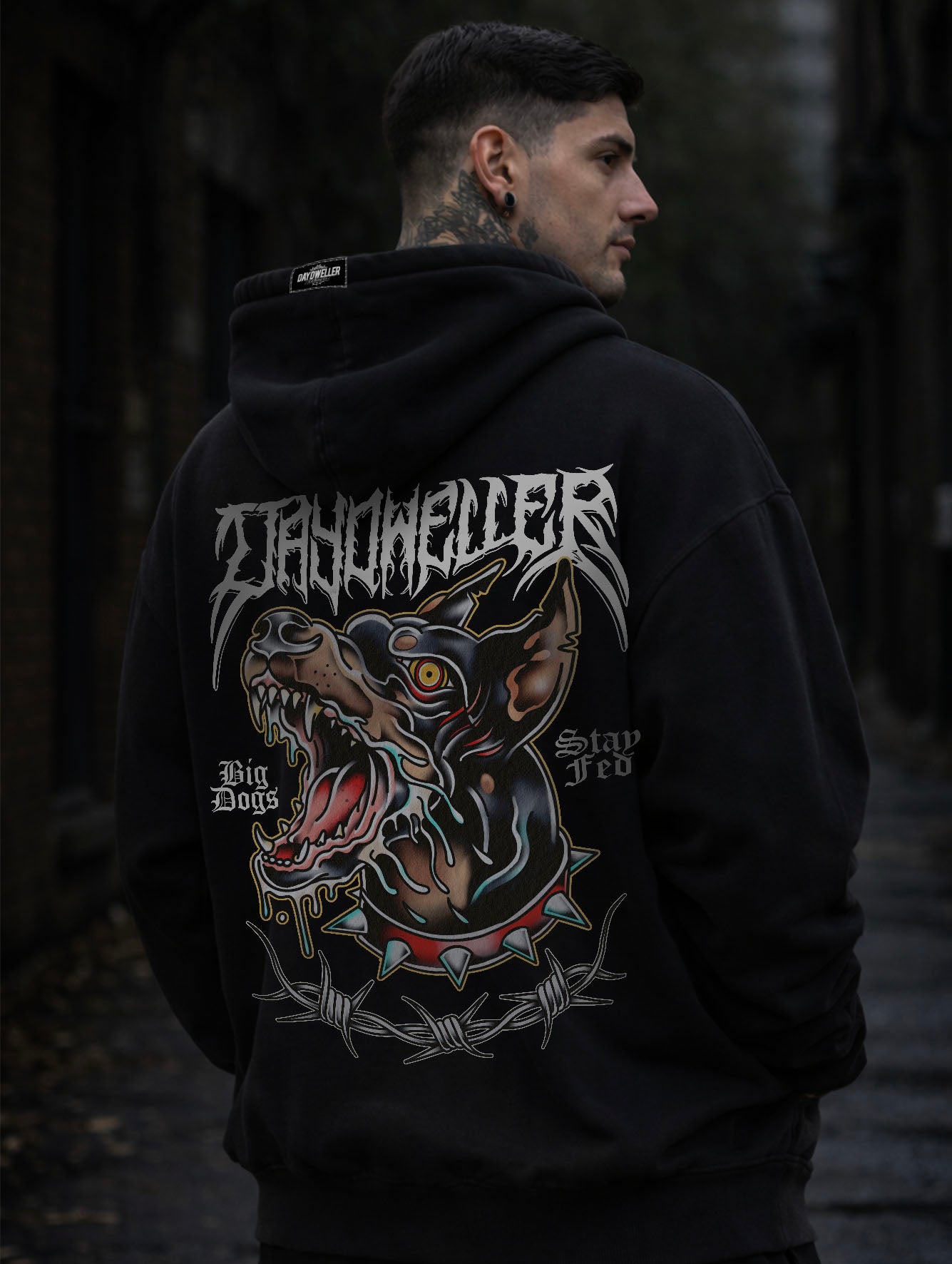 'Big Dog' Heavy Zipper Hoodie