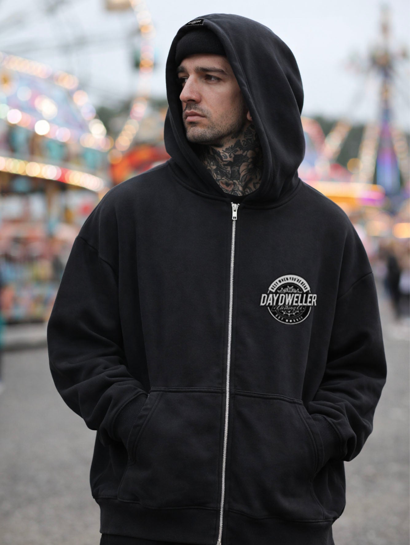'Slam Dunk' Heavy Zipper Hoodie