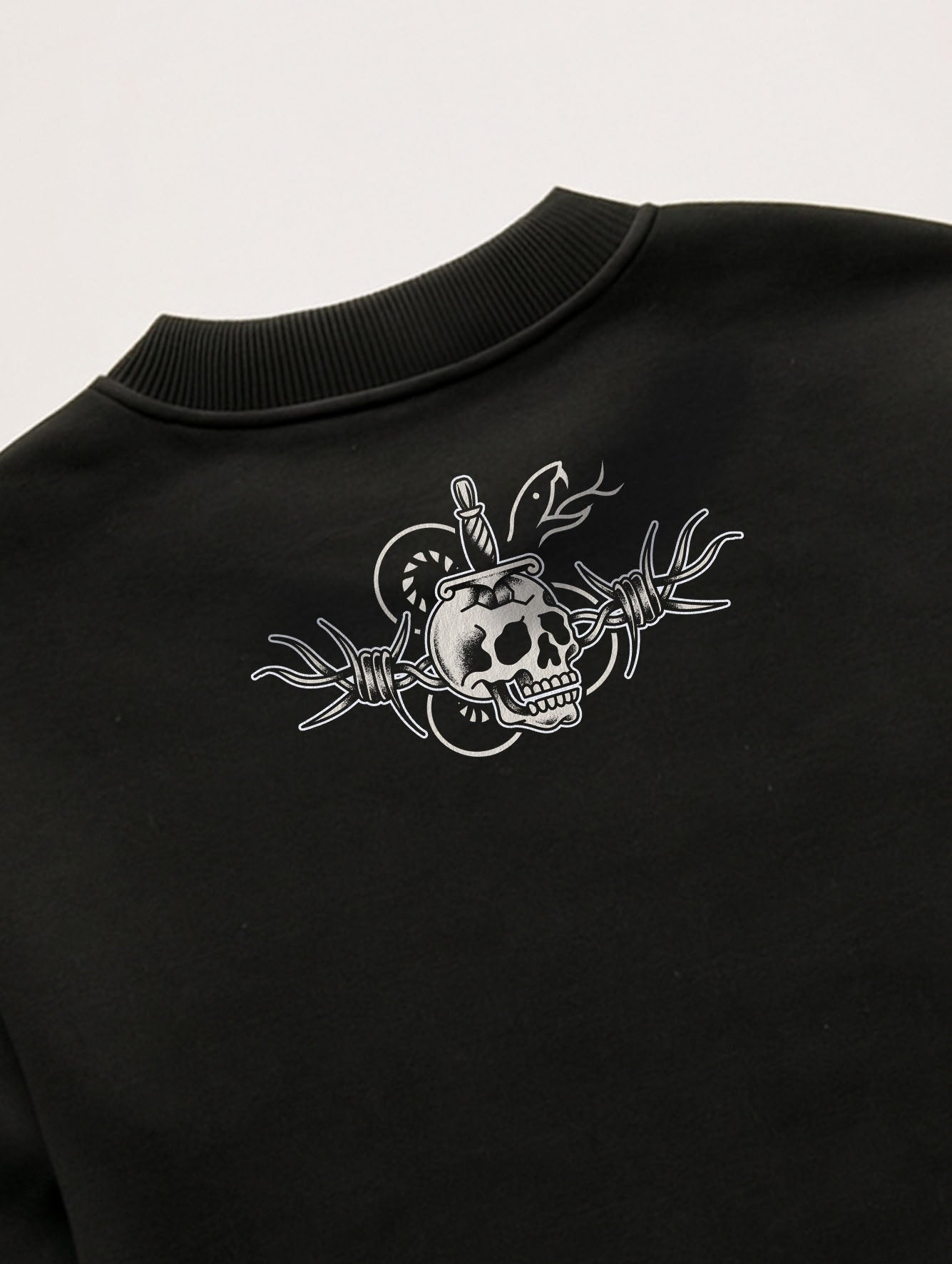 'Skull Barb' Crewneck Sweatshirt