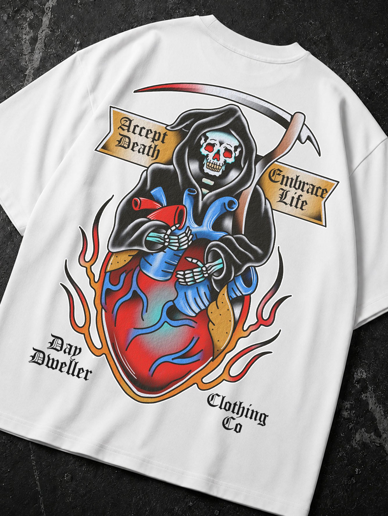'Accept Death, Embrace Life' Tee