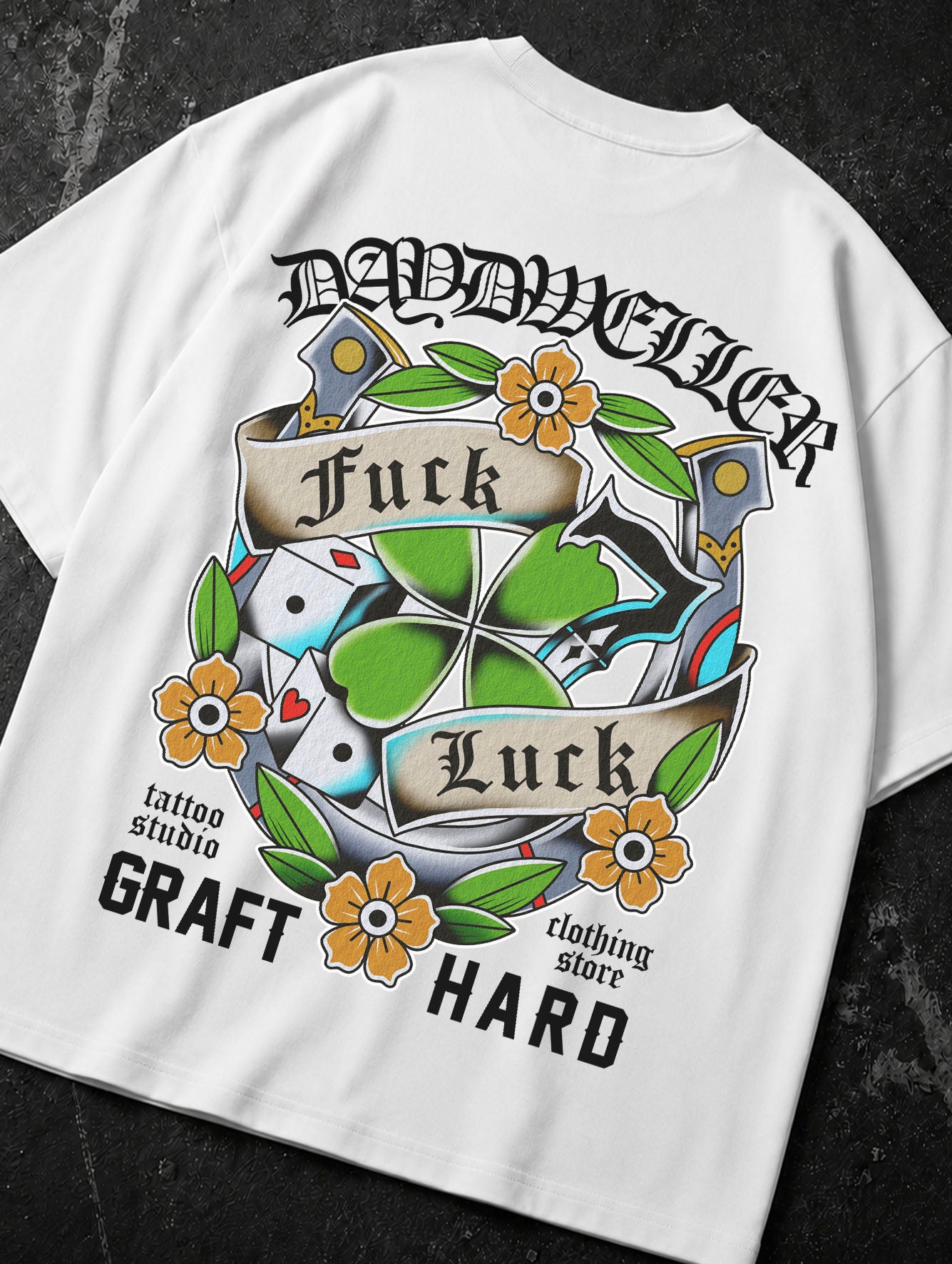 'F*ck Luck, Graft Hard' Tee