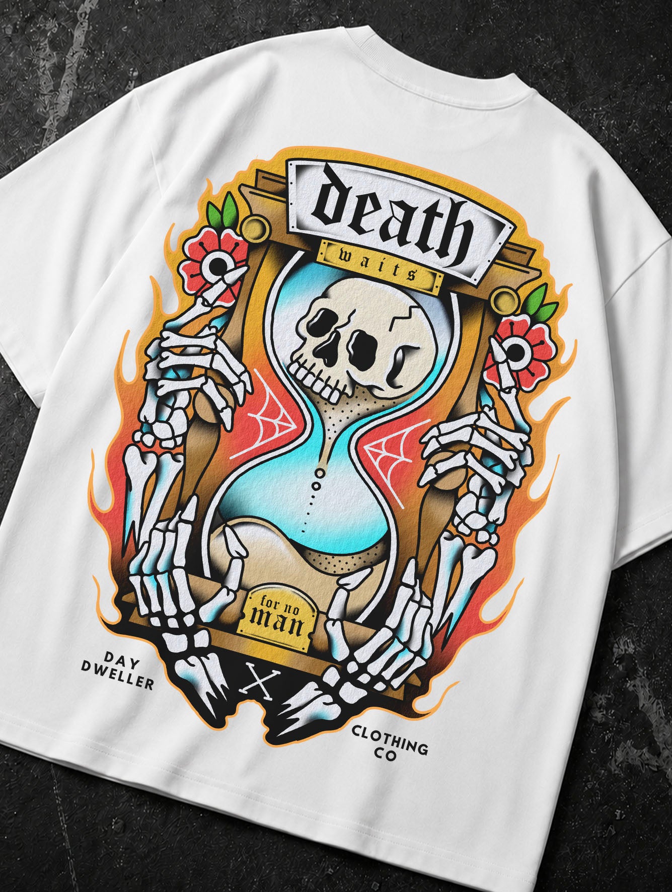 'Death Waits For No Man' Tee