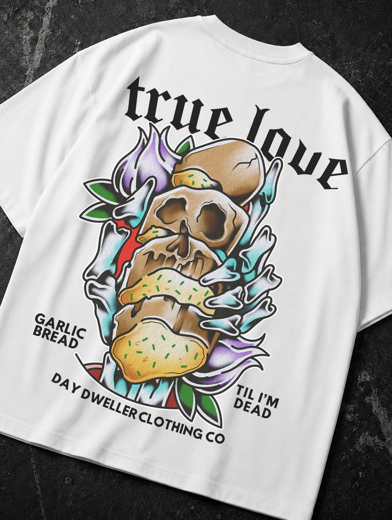 'Garlic Bread Til I'm Dead' Tee