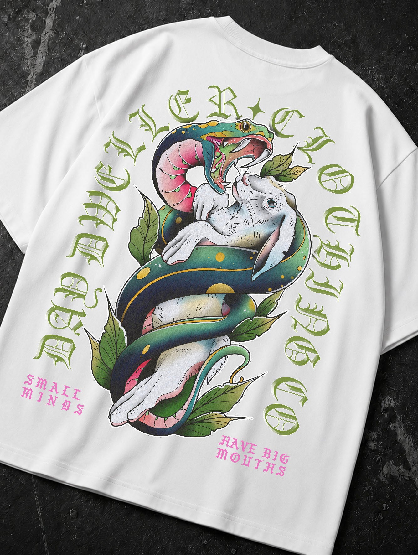 'Small Minds Have Big Mouths' Tee