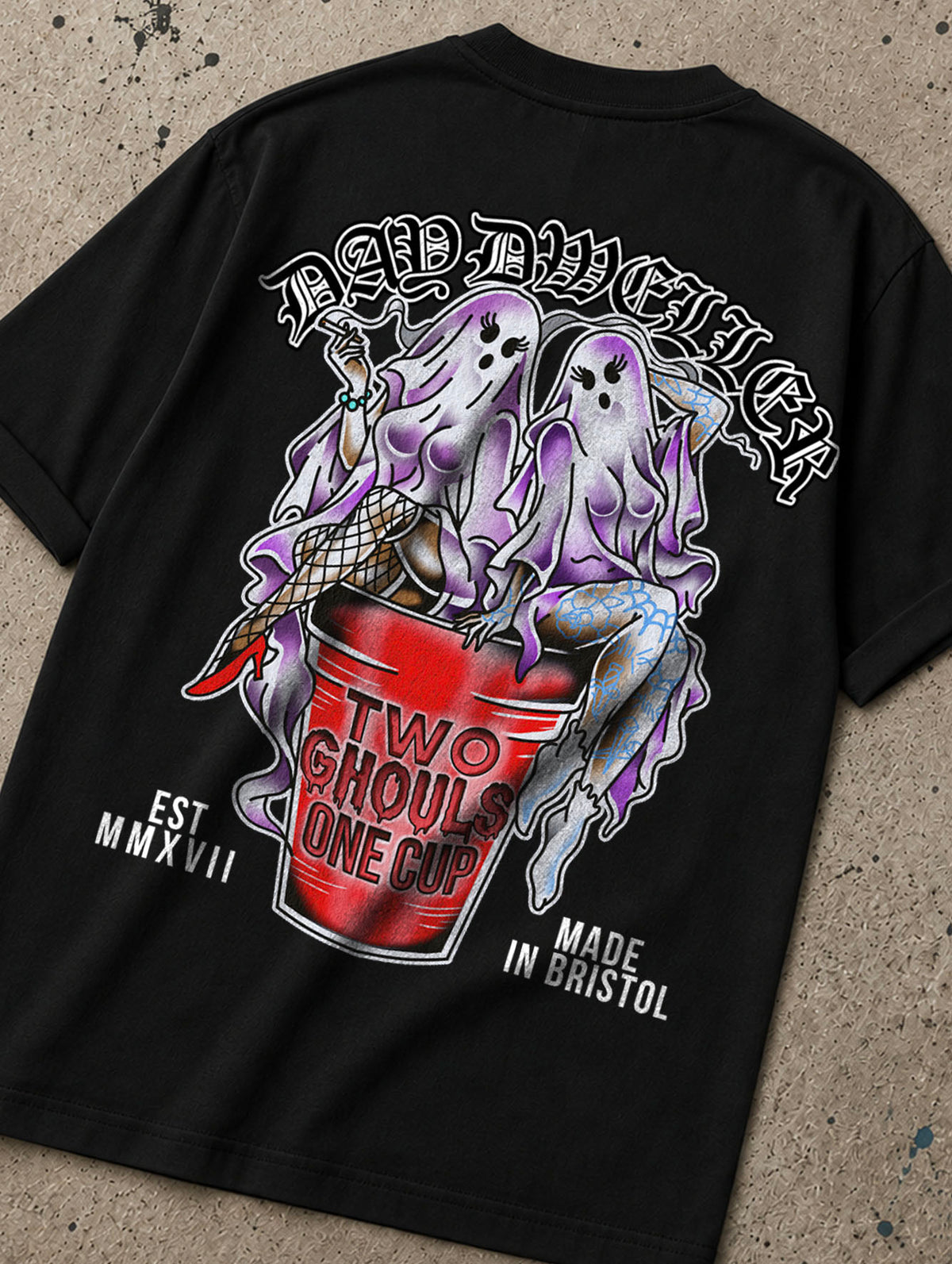 'Two Ghouls One Cup' Tee