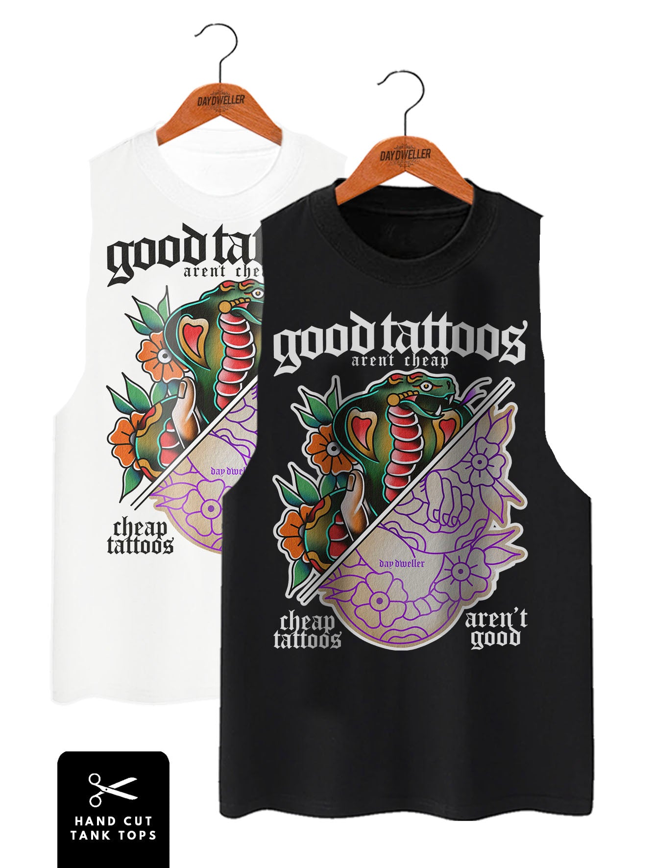 'Good Tattoos Aren't Cheap' Black Tank Top