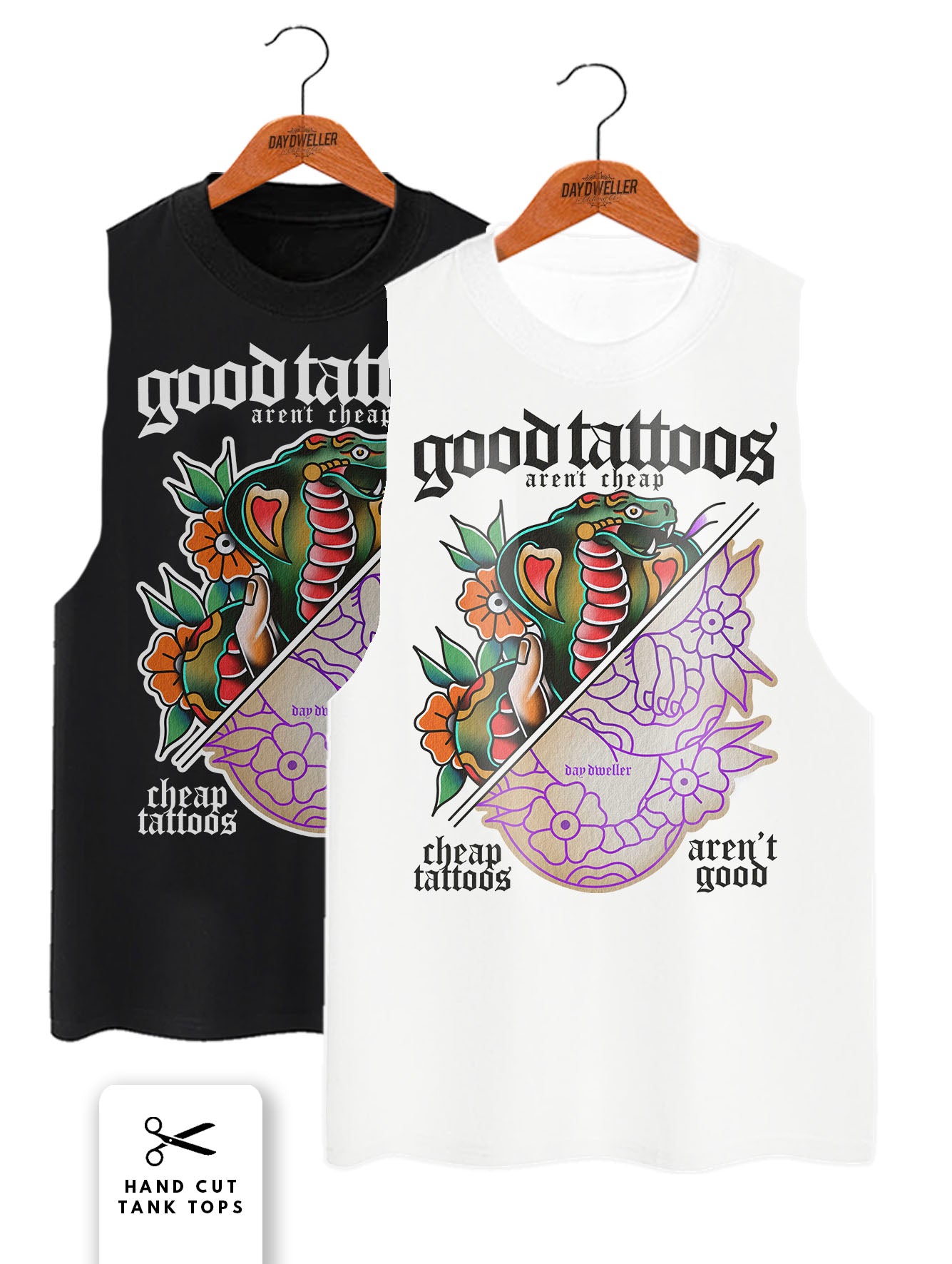'Good Tattoos Aren't Cheap' Black Tank Top