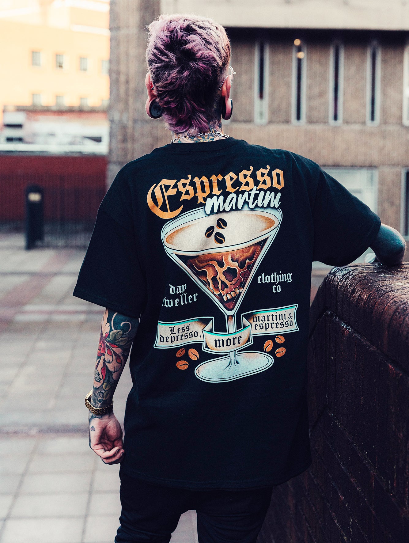 'Espresso Martini' Black Tee