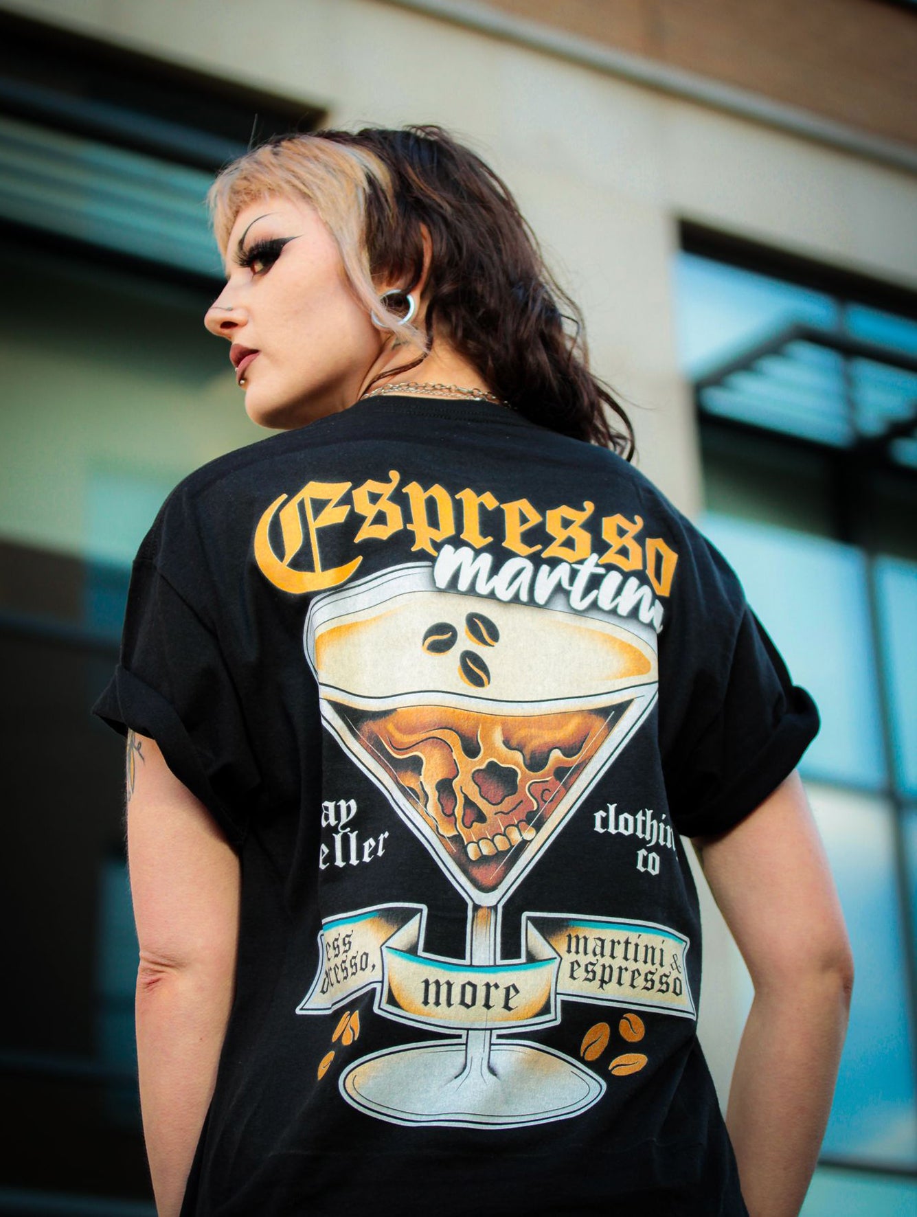 'Espresso Martini' Black Tee