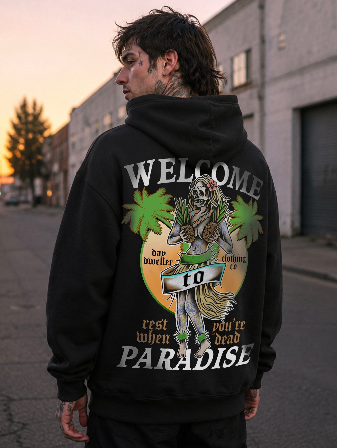 'Welcome to Paradise' Heavyweight Hoodie