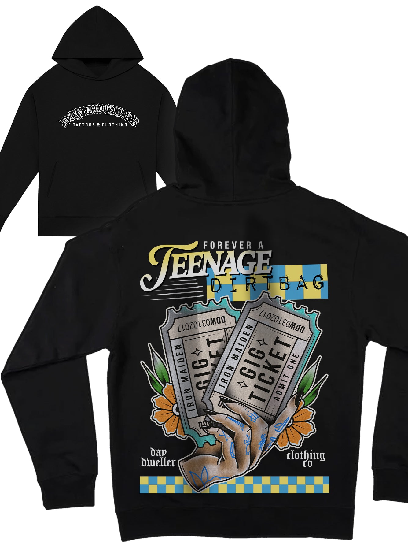 'Forever a Teenage Dirtbag' Heavyweight Hoodie