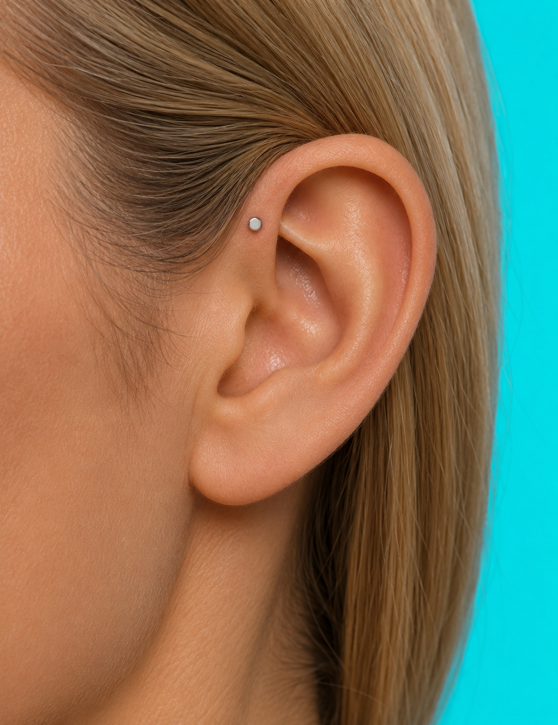 Forward helix piercing at Day Dweller Studios Bristol
