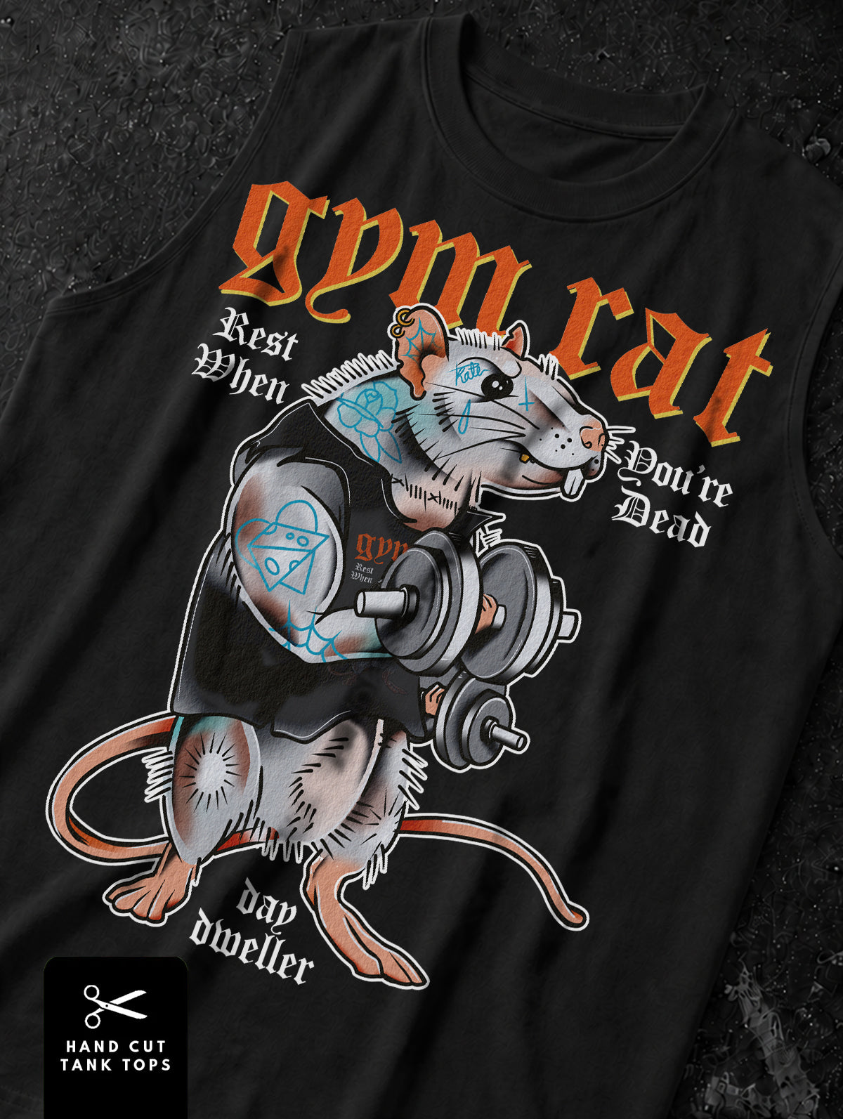 'Gym-Rat' Tank Top