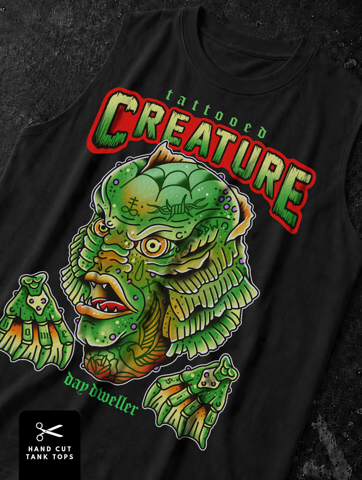 'Tattooed Creature' Tank Top