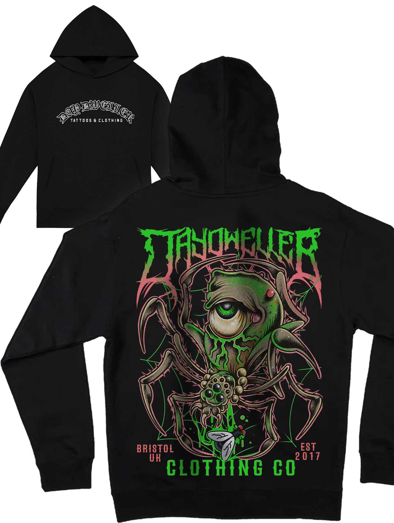 'Toxic Spider' Heavyweight Hoodie