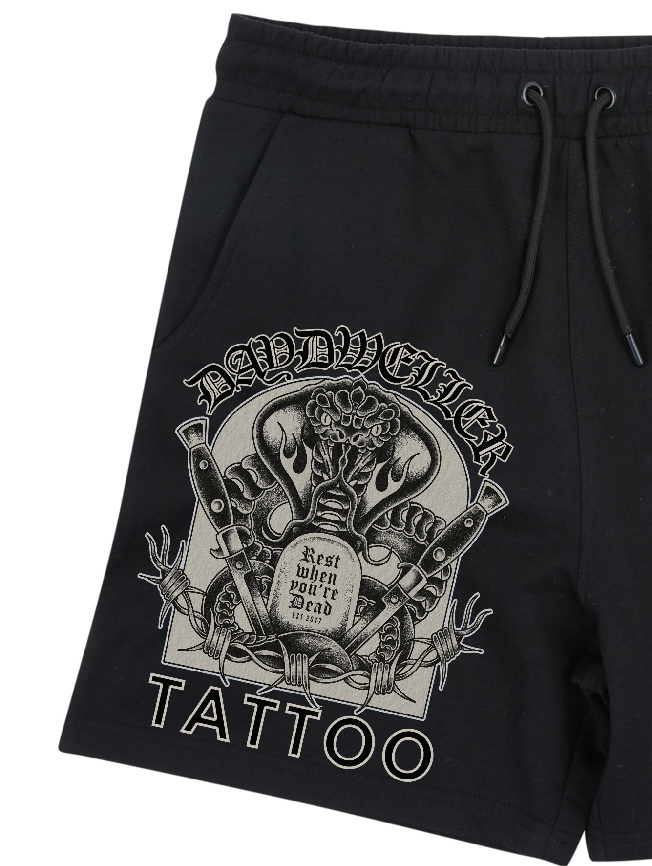 'Day Dweller Tattoo' Shorts