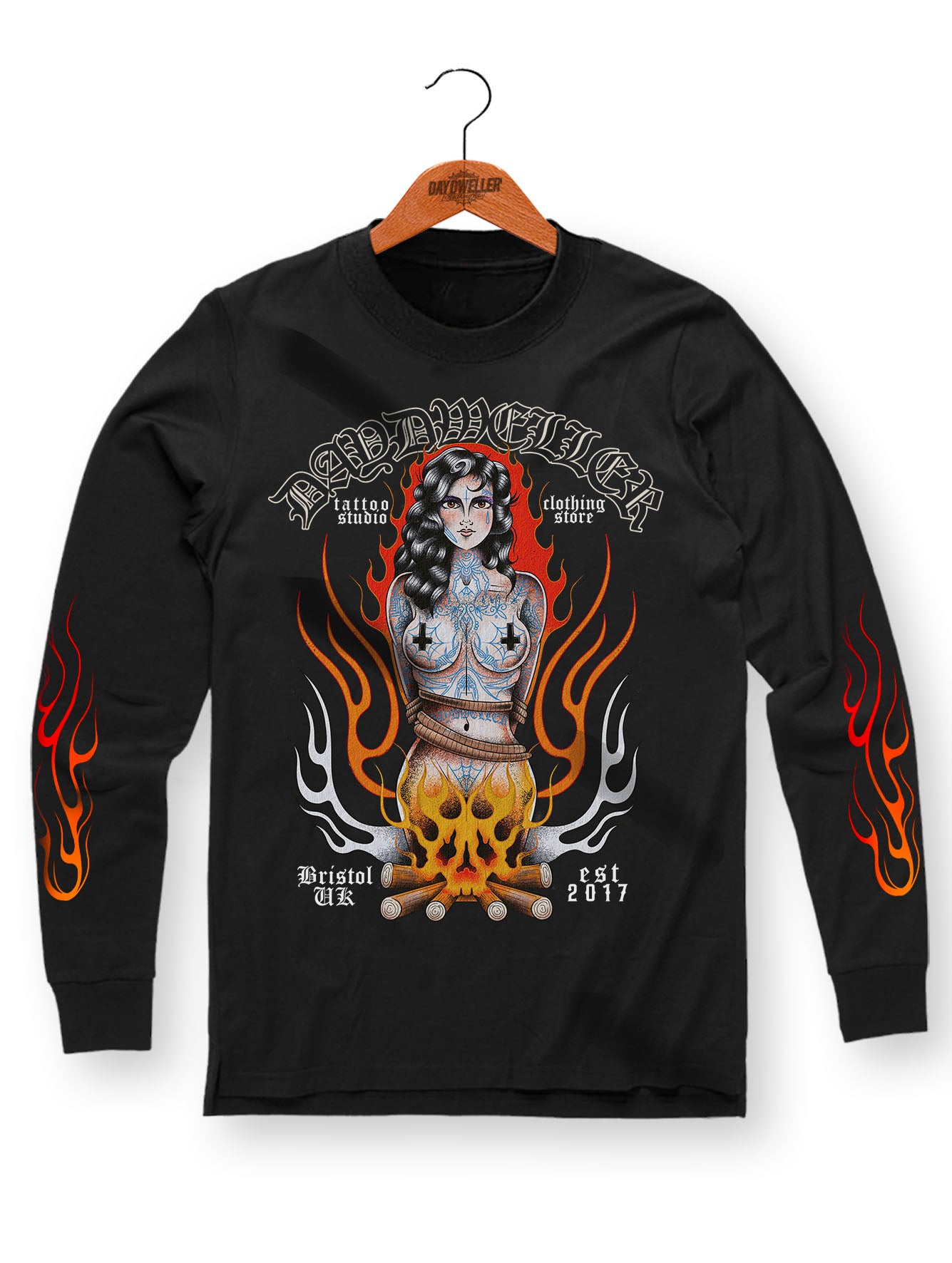 'Burn The Witch' Long Sleeve Tee