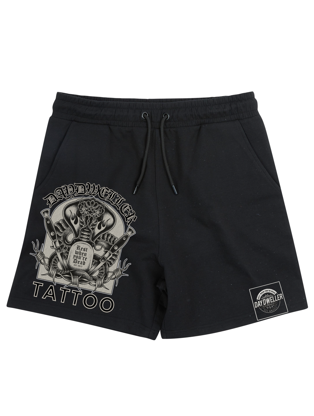 'Day Dweller Tattoo' Shorts