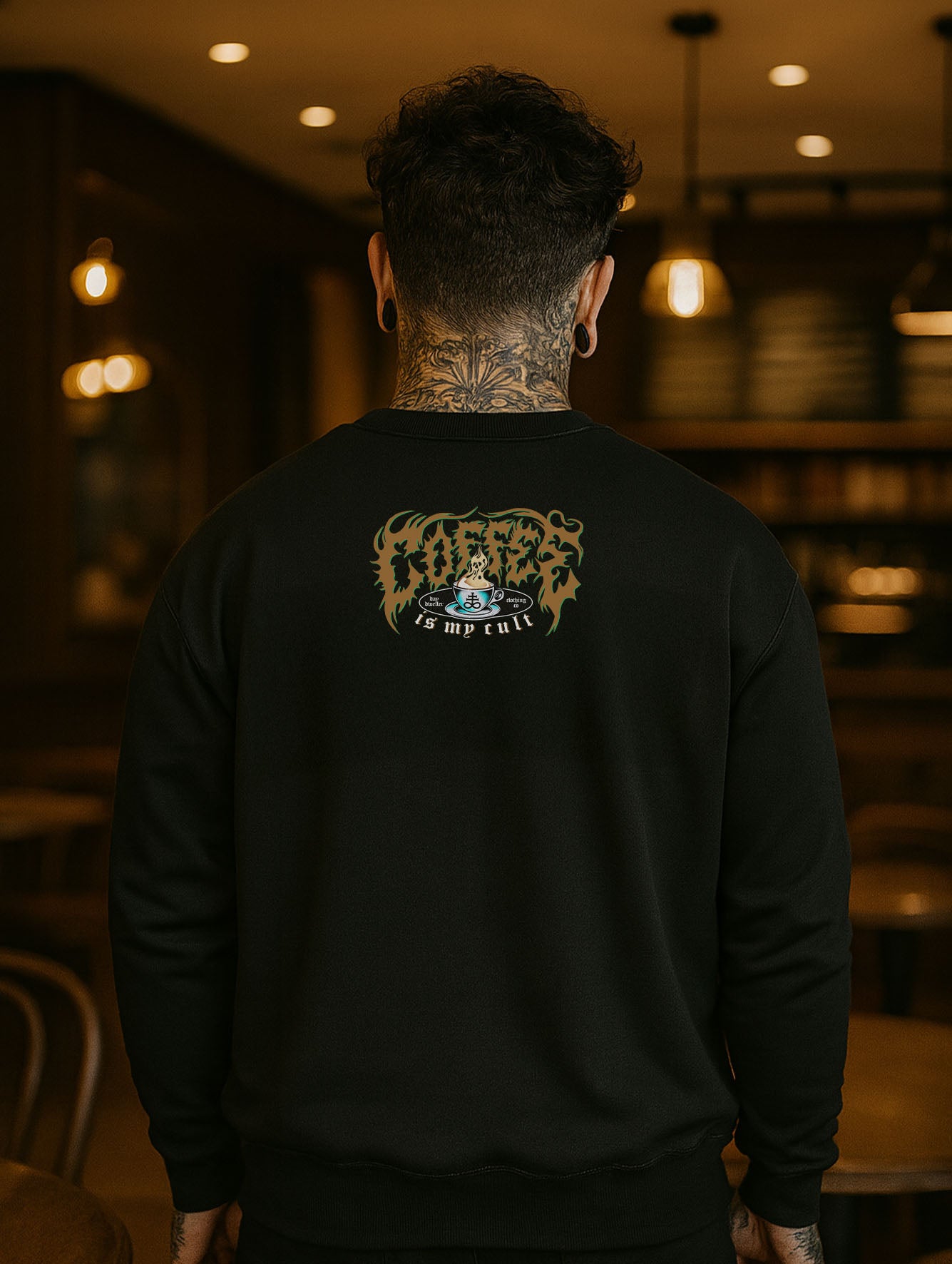 'Coffee Is My Cult' Crewneck Sweatshirt