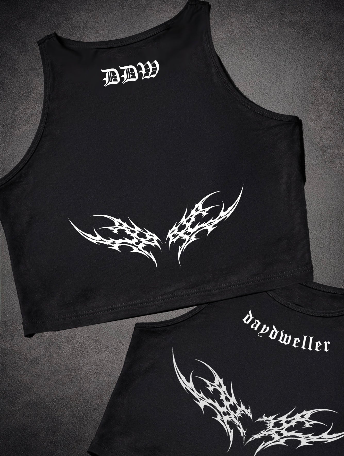 'Cybersigilism' Crop Top & Booty Short Set