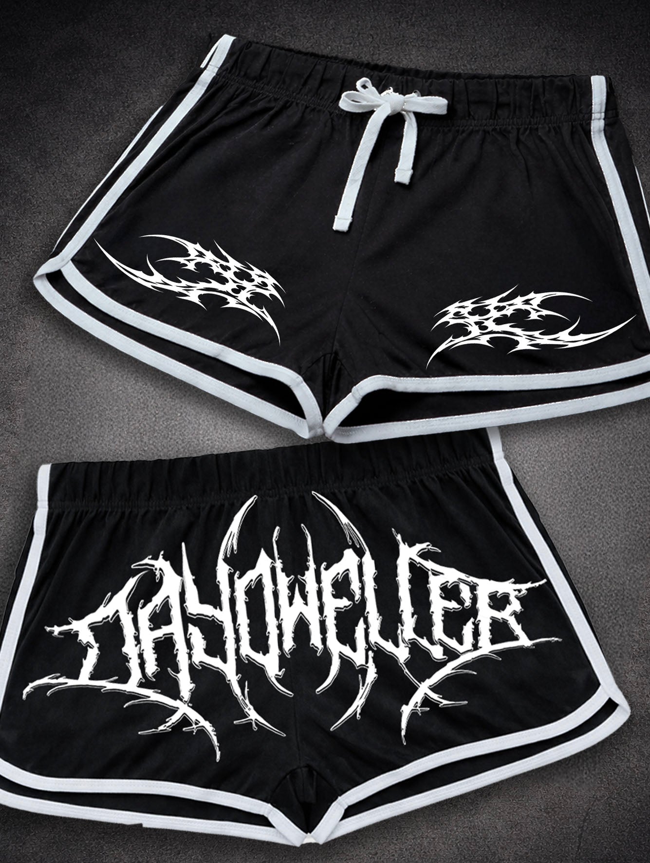 'Cybersigilism' Crop Top & Booty Short Set