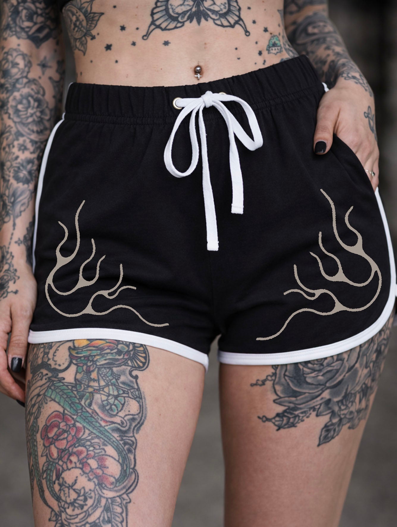 'Sacred Heart' Booty Shorts