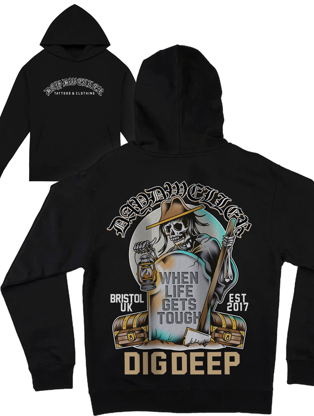 'Dig Deep' Heavyweight Hoodie
