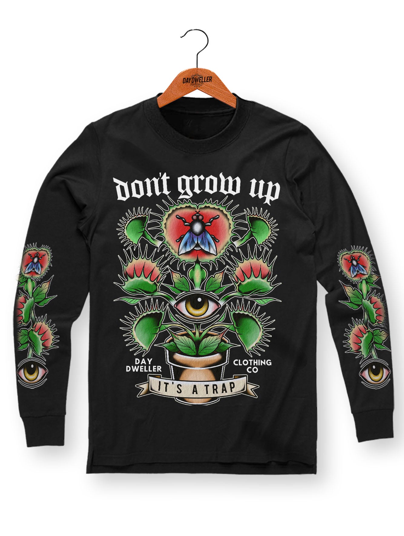 'Don't Grow Up' Long Sleeve Tee