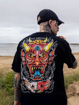 'Down With My Demons' Black Tee