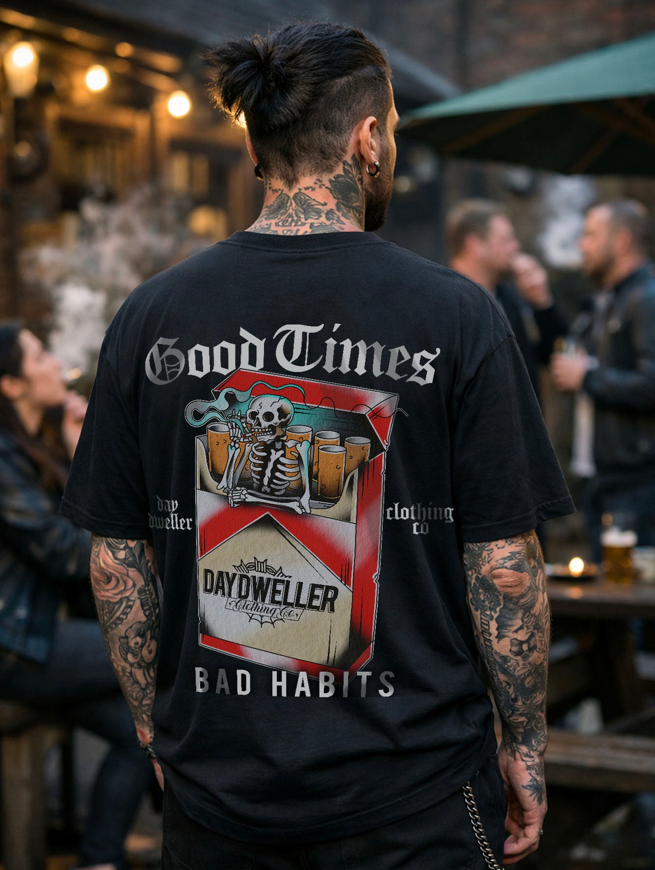'Good Times, Bad Habits' 20 Deck Tee