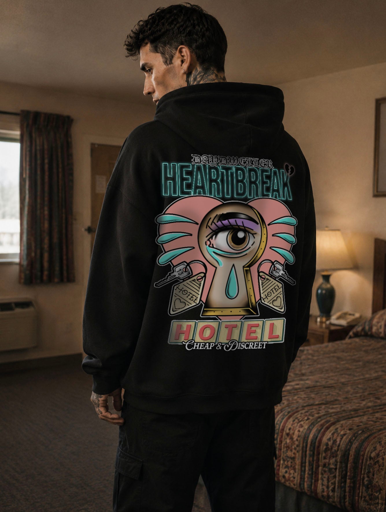 'Heartbreak Hotel' V2 Heavyweight Hoodie