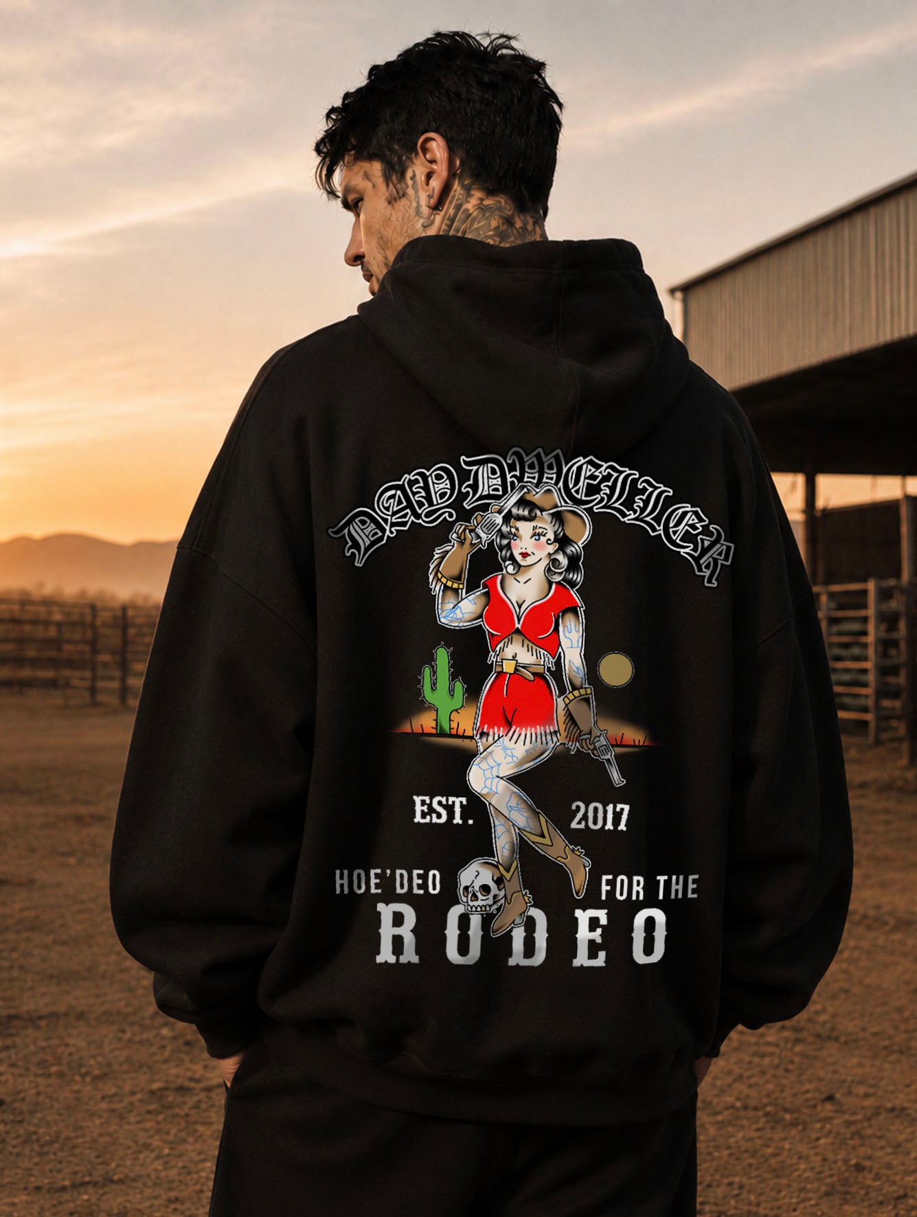 'Hoe'deo For The Rodeo' Heavyweight Hoodie