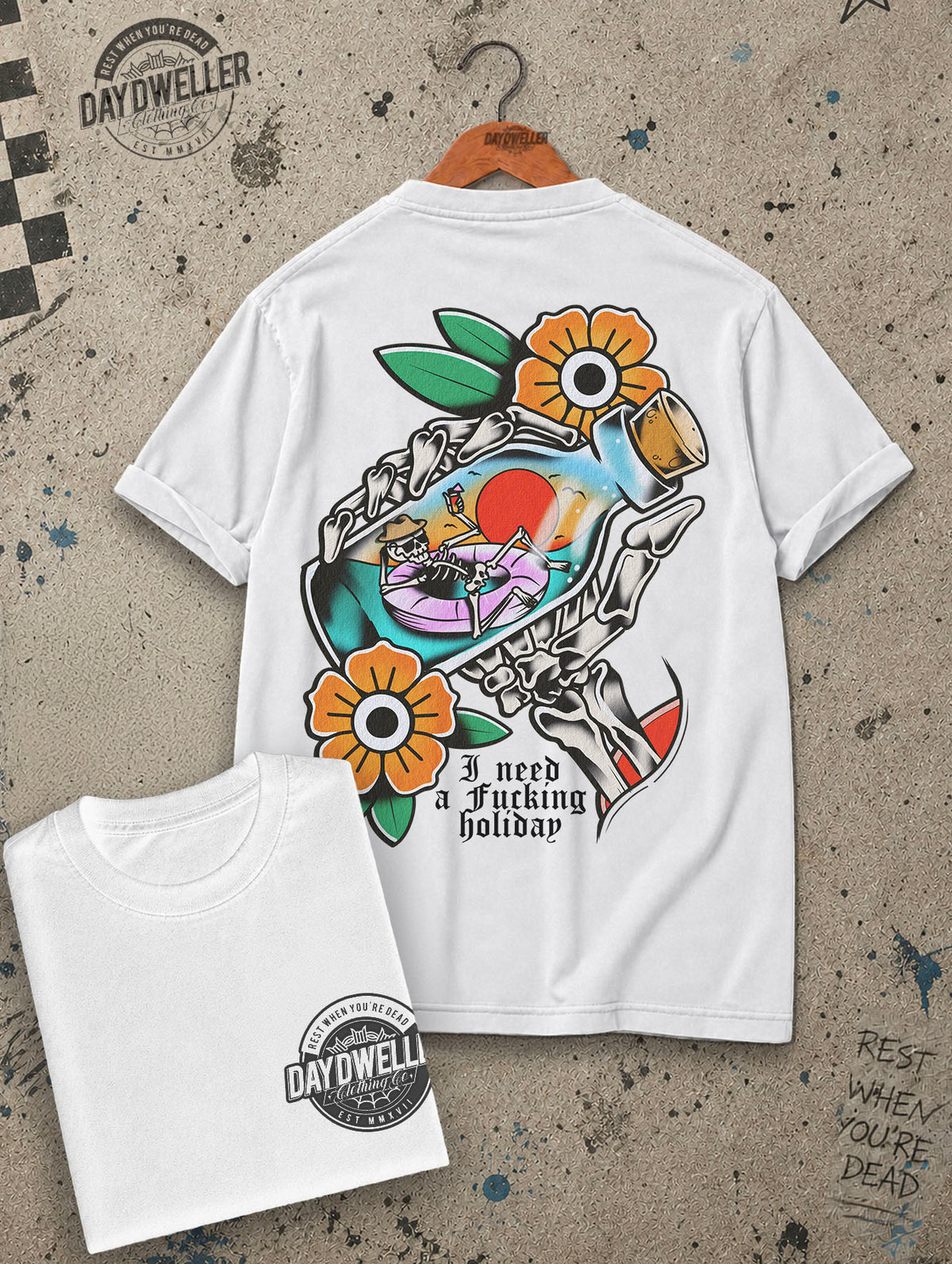 'I Need A F*cking Holiday' Tee