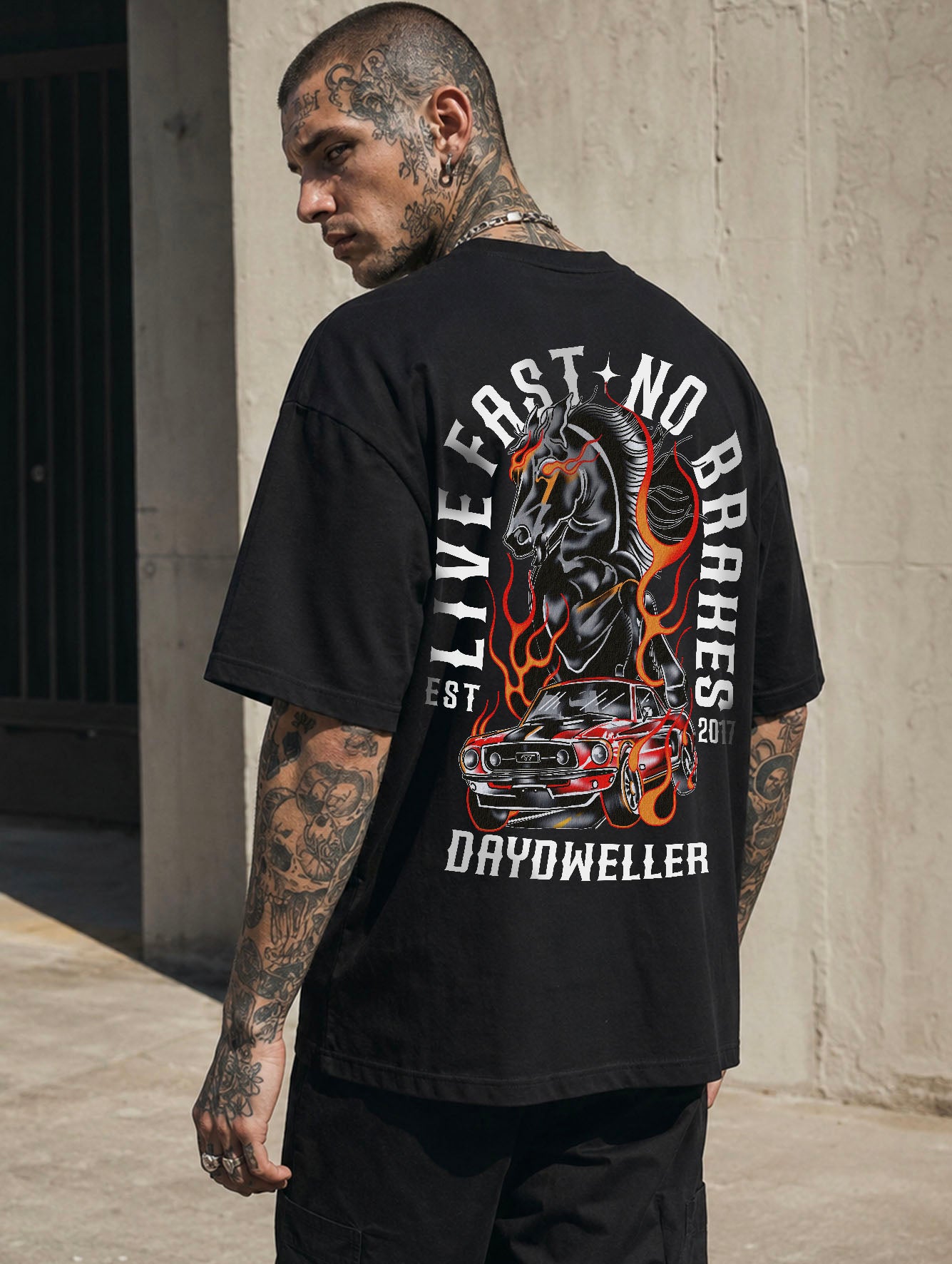 'Live Fast, No Brakes' Tee