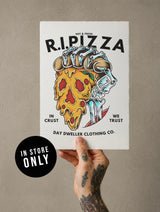 'R.I.PIZZA' A4 Print