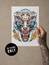 'Beware The Company You Keep' A4 Print