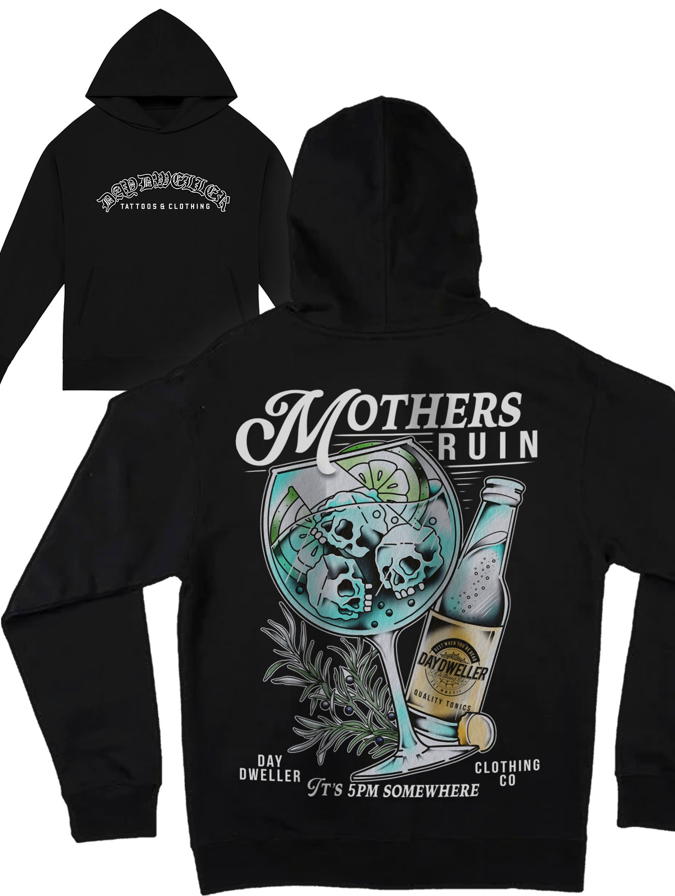 'Mothers Ruin' Heavyweight Hoodie