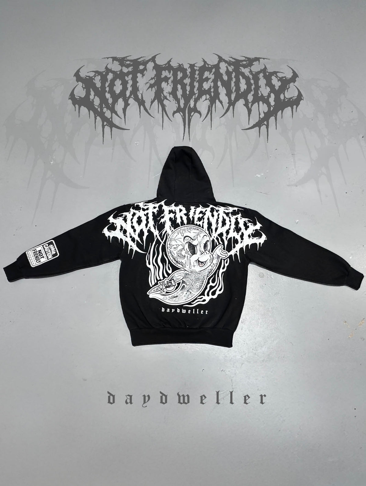 'Not So Friendly' Deluxe Hoodie
