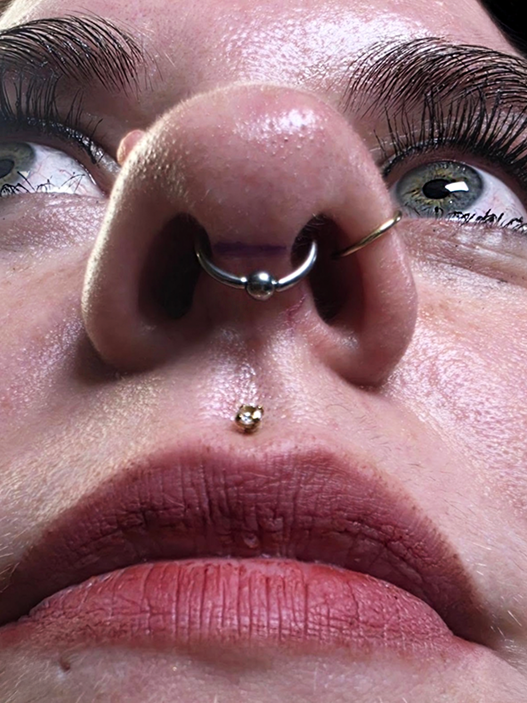 Nose piercing at Day Dweller Studios Bristol