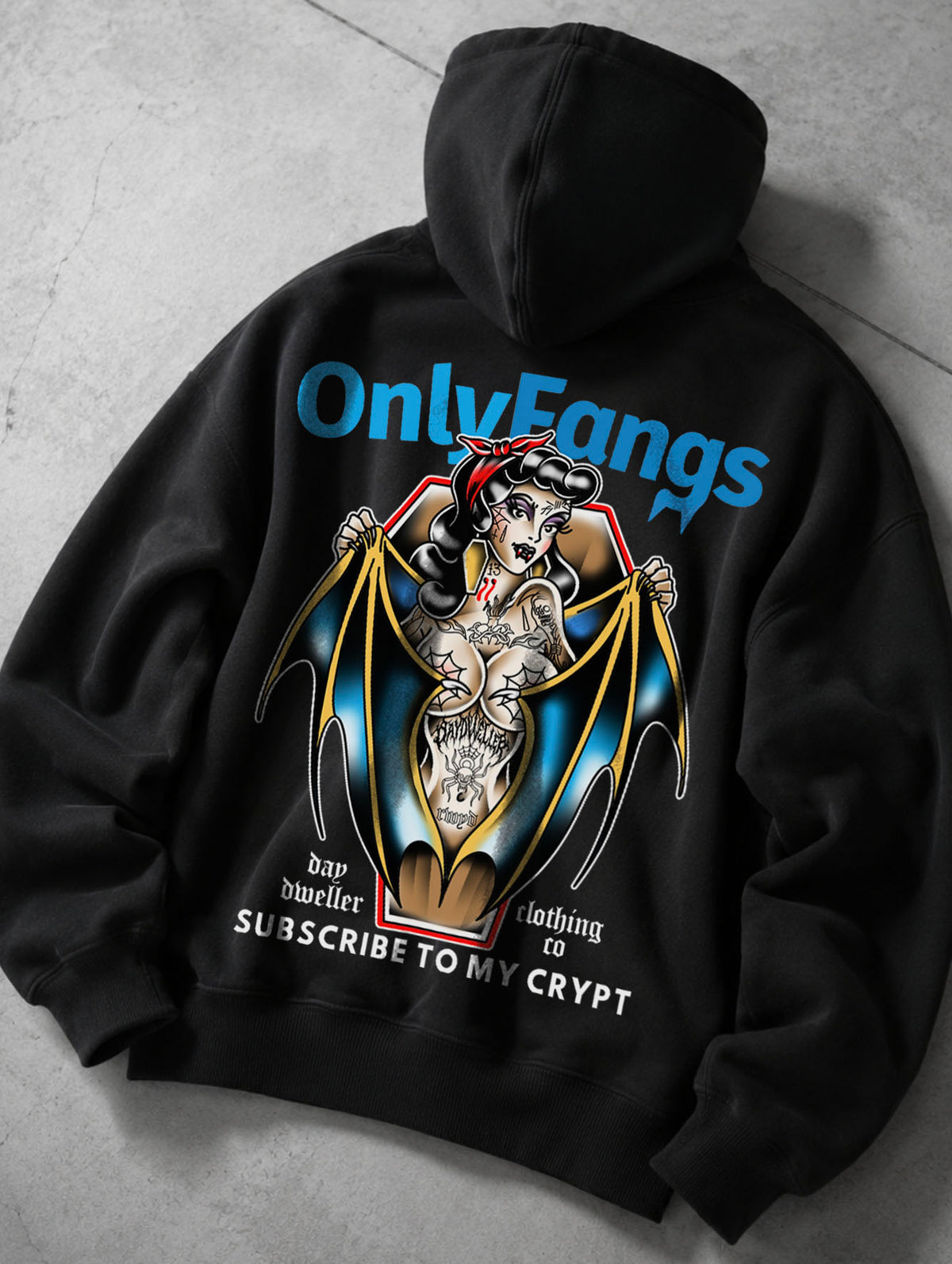'Only Fangs' Heavyweight Hoodie