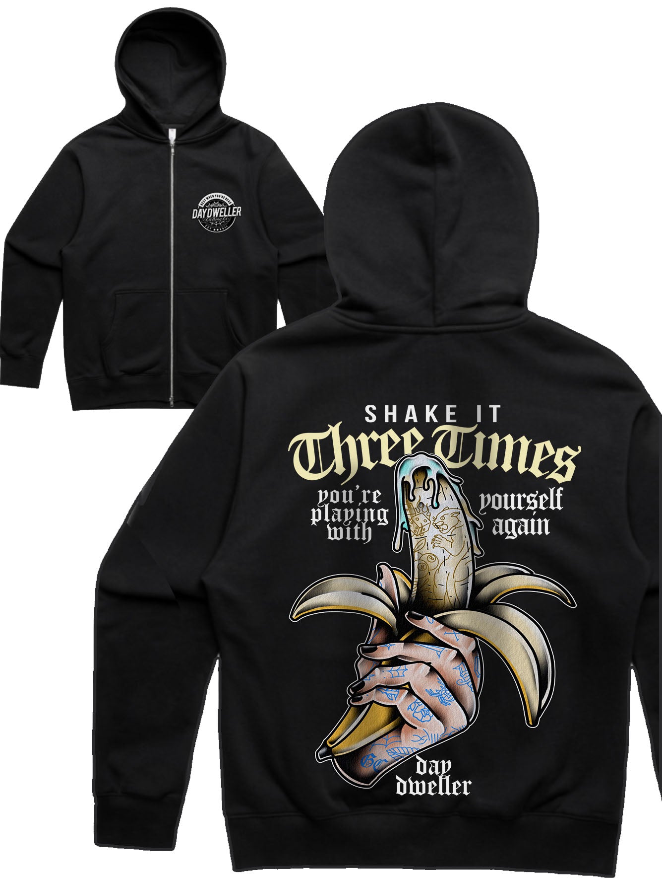 'Shake It' Heavy Zipper Hoodie